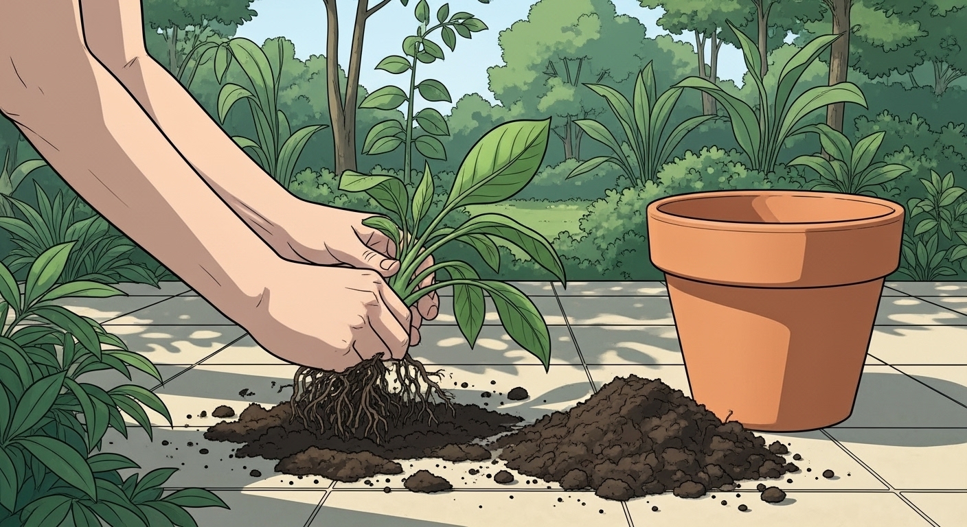 Sunday Afternoon Repotting: Why Some Growth Requires Bigger Containers
